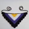 Thumbnail for Gehaakte bandana 'Non-binary vlag'
