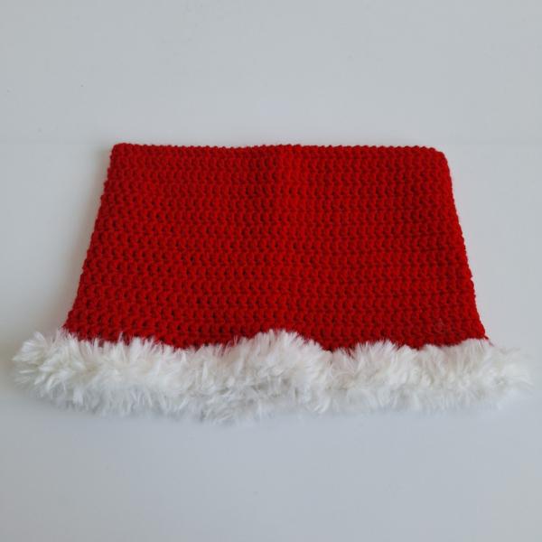 Gehaakte muts met imitatiebont | Santa