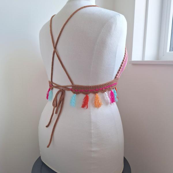 Gehaakt topje 'Gigi top tropisch'