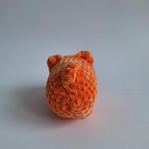 Gehaakte knuffel 'Oranje kat'