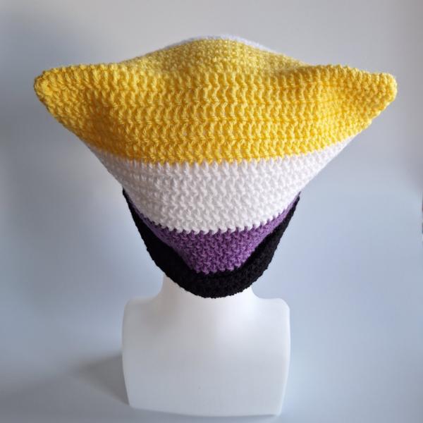 Gehaakte muts | Non-binary vlag
