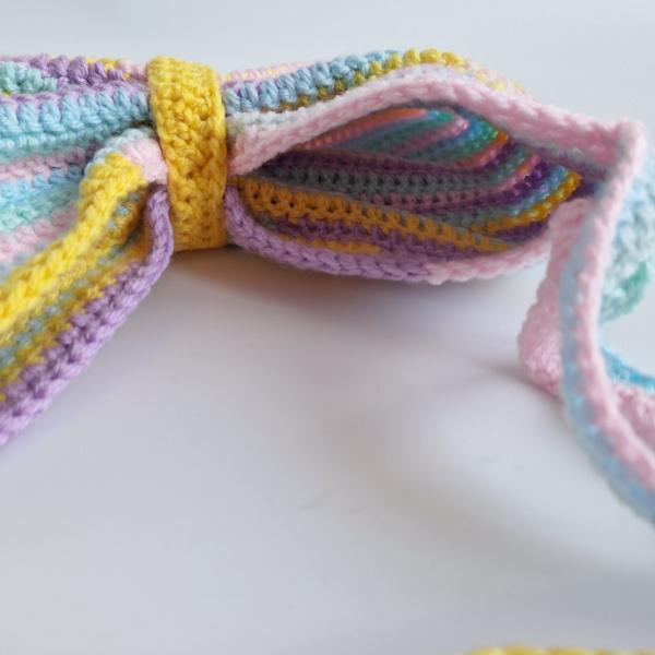 Gehaakte strik tas | Pastel