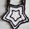 Thumbnail for Gehaakte tas | Zwart en witte ster