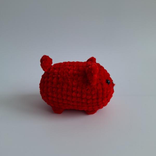 Gehaakte knuffel 'Rode kat'