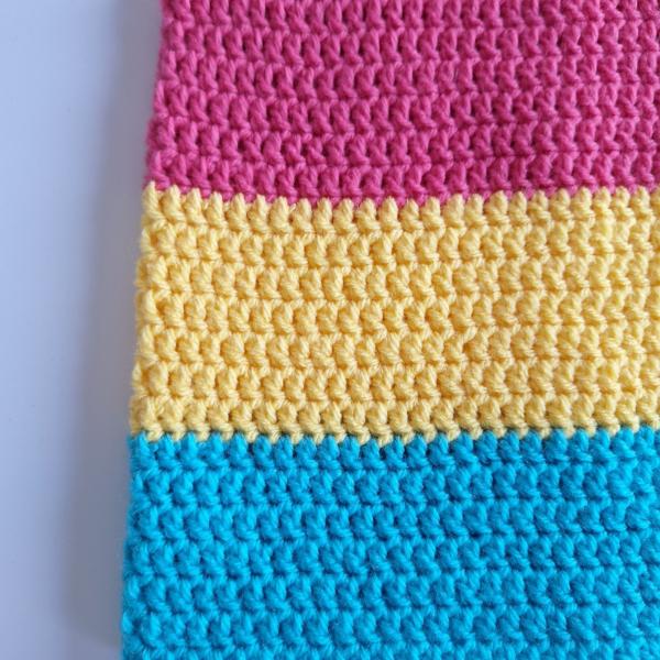 Gehaakte muts | Panseksuele vlag