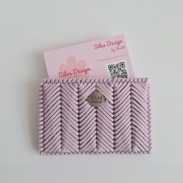 Geweven pasjeshouder | Lila