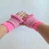 Thumbnail for Gehaakte handschoenen - gehaakte vingerloze handschoenen | Barbie girl
