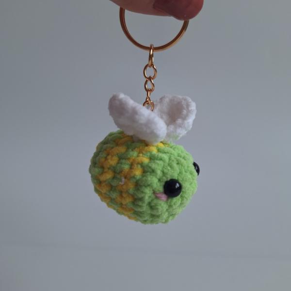 Gehaakte sleutelhanger 'Citrus bij'