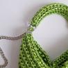 Thumbnail for Gehaakte crossbody tas | Metallic groen