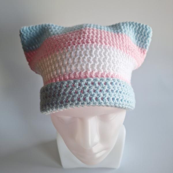 Gehaakte muts | Transgender vlag